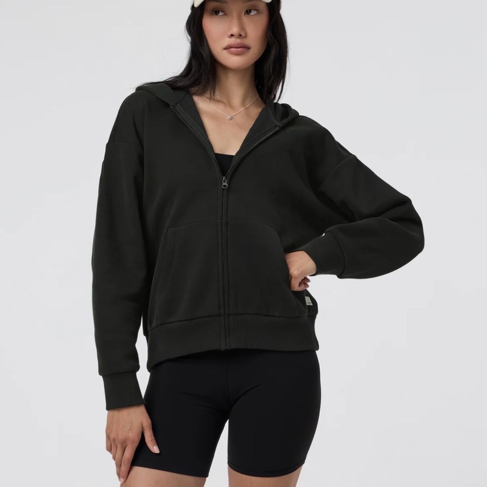 Vuori restore Black full Zip-Up Hoodie
